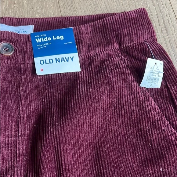 Old Navy Red Corduroy Pants - Picture 2 of 3